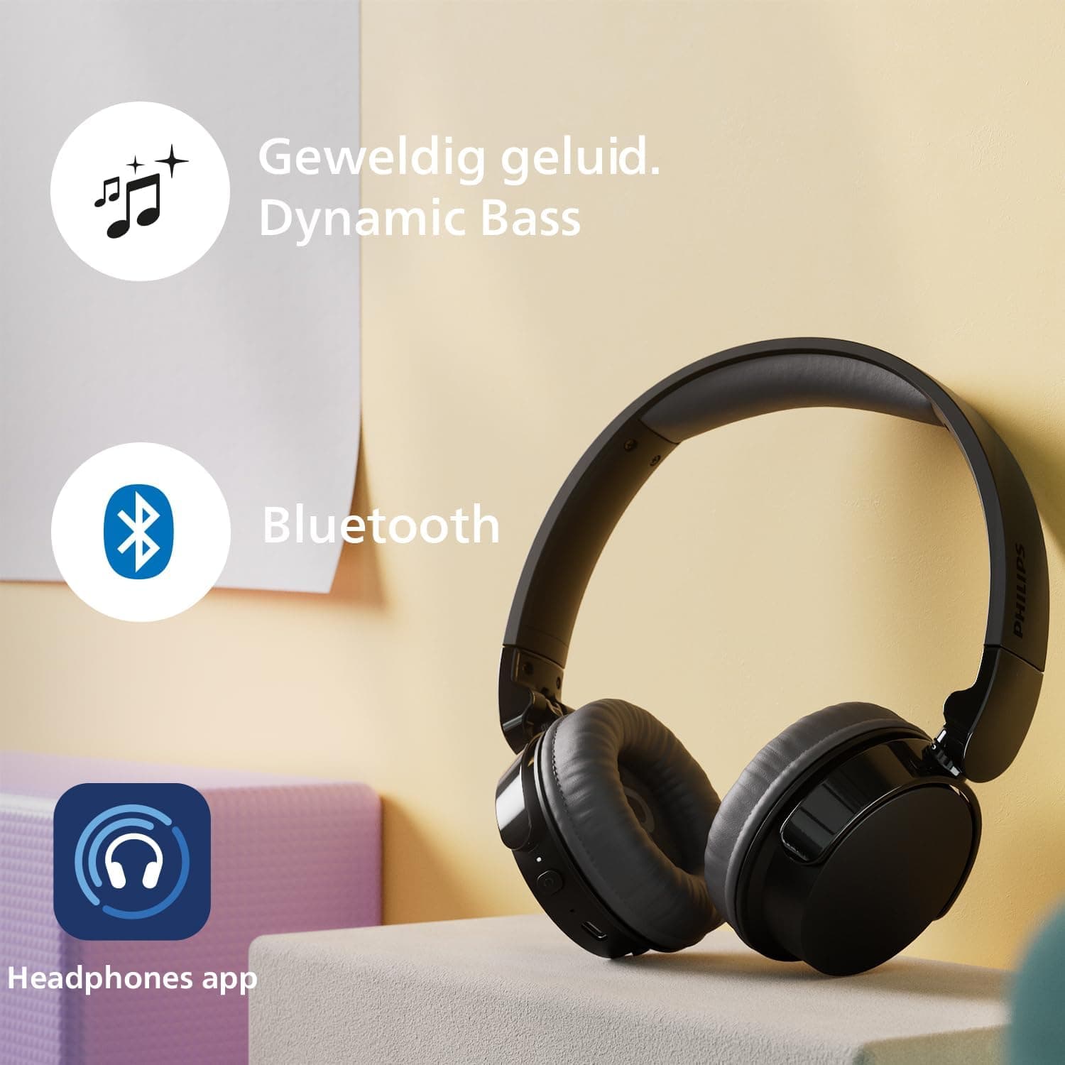 هدفون بیسیم روگوشی PHILIPS با باس پویا، اتصال چندنقطهای Bluetooth، 25 ساعت، سفید ابریشمی هدفون بیسیم روگوشی PHILIPS با باس پویا، اتصال چندنقطهای Bluetooth، 25 ساعت، سفید ابریشمی