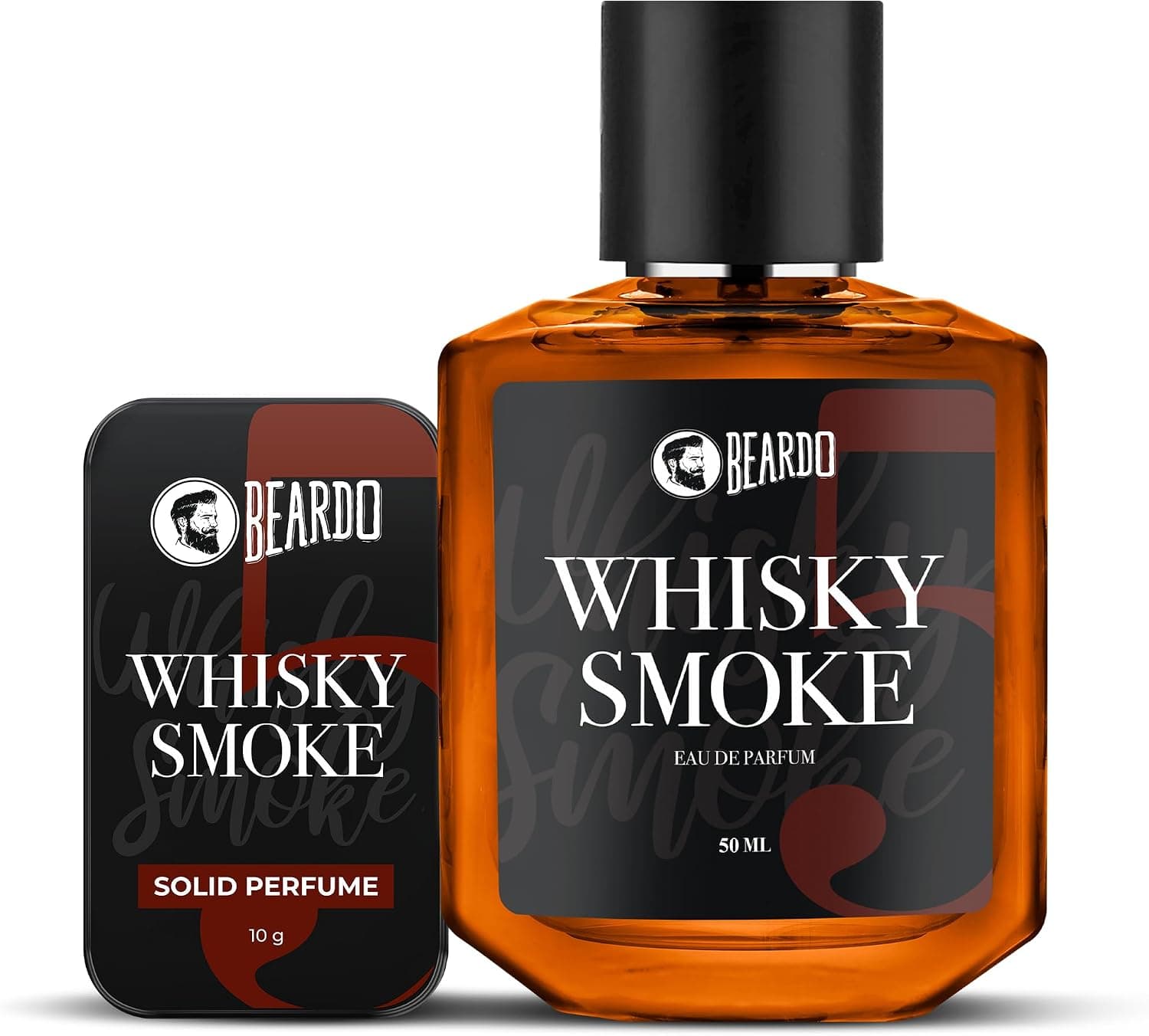 ادوپرفیوم مردانه Beardo مدل Whisky Smoke رایحه ادویهای، چوبی، چرمی، صندل-عود 100ml ادوپرفیوم مردانه Beardo مدل Whisky Smoke رایحه ادویهای، چوبی، چرمی، صندل-عود 100ml