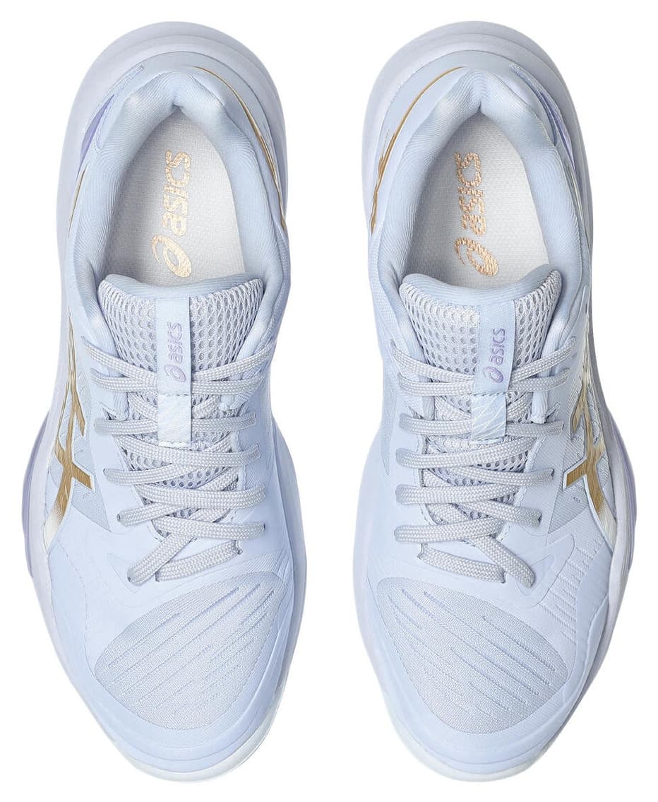 کفش والیبال زنانه Asics SKY ELITE FF 3 نیلی خام مدل 1052A075-400 کفش والیبال زنانه Asics SKY ELITE FF 3 نیلی خام مدل 1052A075-400
