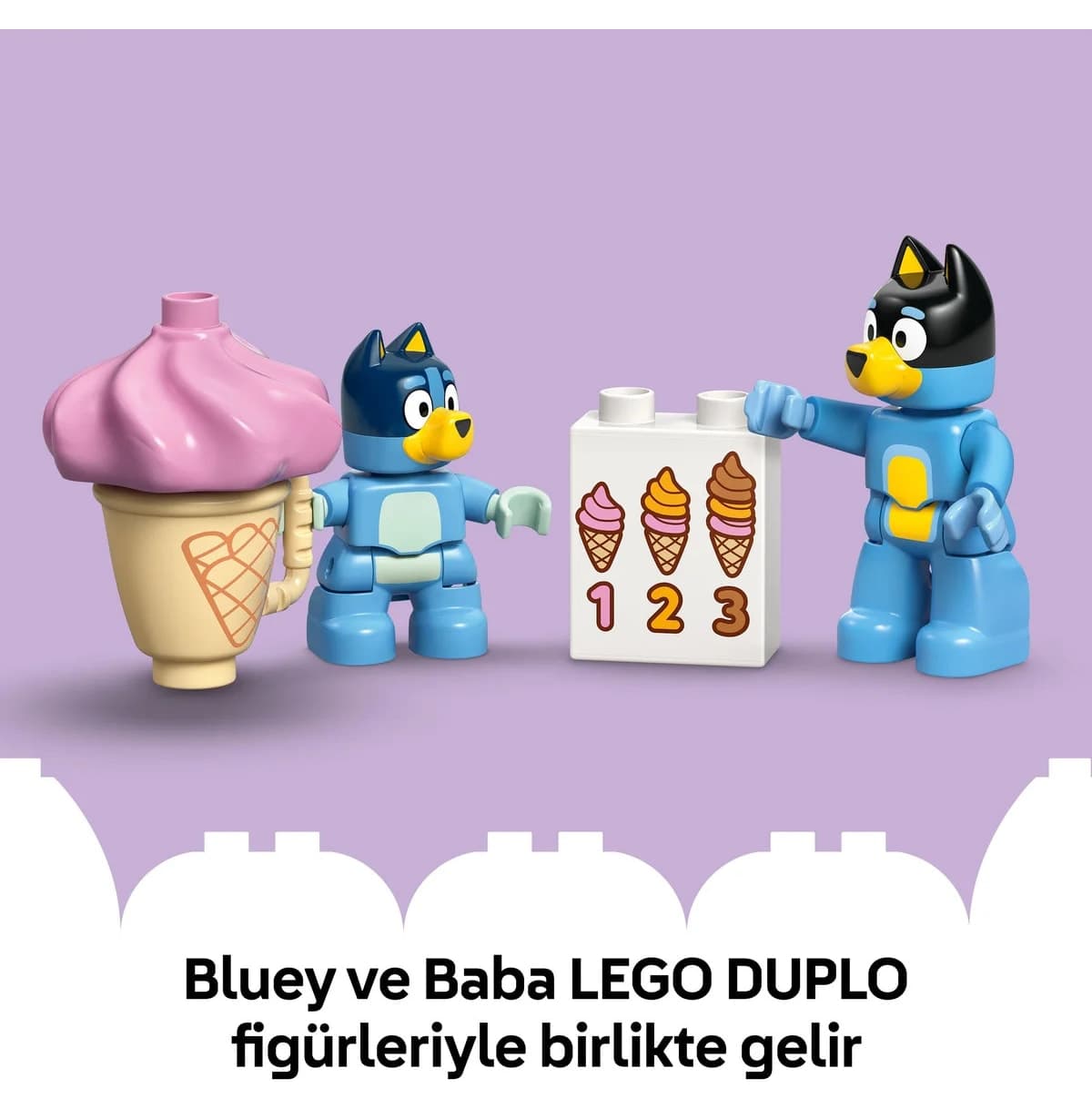 لگو DUPLO مدل 10458 گردش بستنی Bluey 22 پارچه لگو DUPLO مدل 10458 گردش بستنی Bluey 22 پارچه