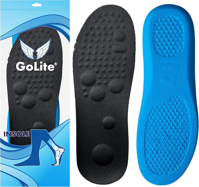 کفی کفش مناسب بوت، کفش کار و کفشهای قالبگشاد GoLite با مموری فوم و نقاط ماساژ مدل M09 سایز (43) کفی کفش مناسب بوت، کفش کار و کفشهای قالبگشاد GoLite با مموری فوم و نقاط ماساژ مدل M09 سایز (43)