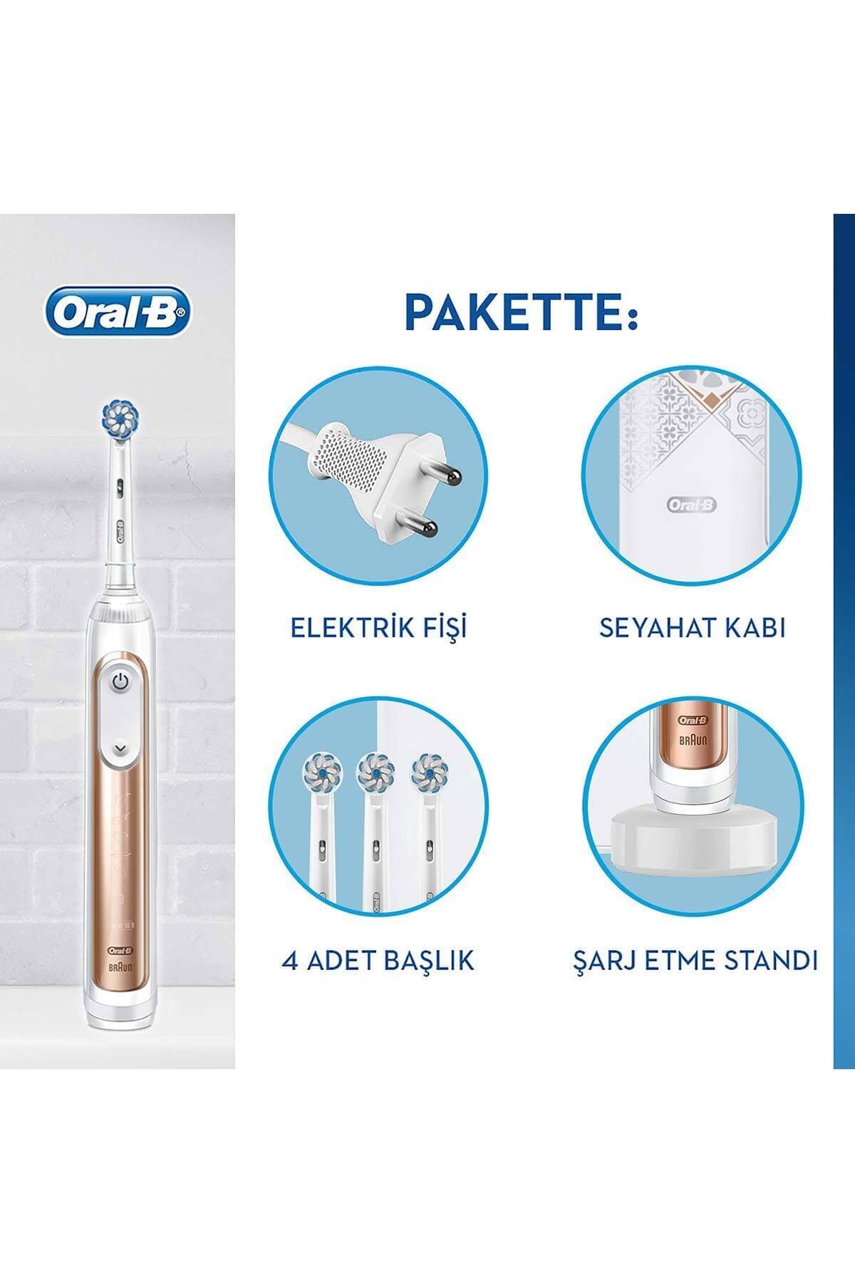 مسواک برقی شارژی Oral-B Genius X Luxury Edition رزگلد مسواک برقی شارژی Oral-B Genius X Luxury Edition رزگلد