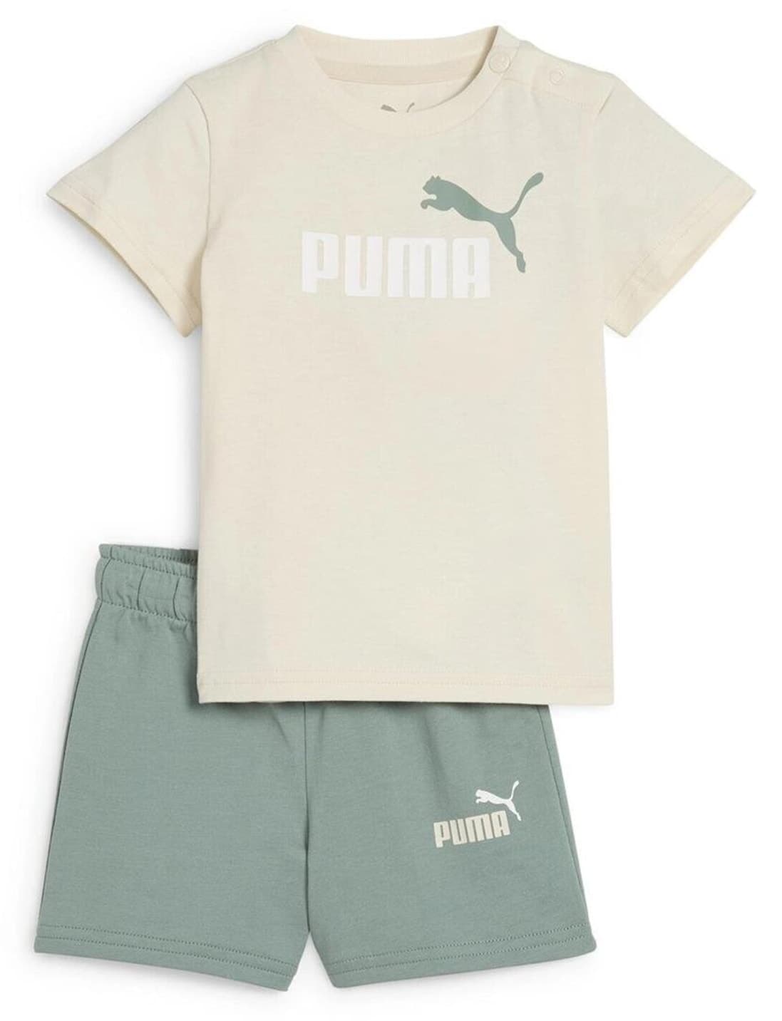 ست تیشرت و شورت زنانه Puma ESS رنگ سفید برفی ست تیشرت و شورت زنانه Puma ESS رنگ سفید برفی
