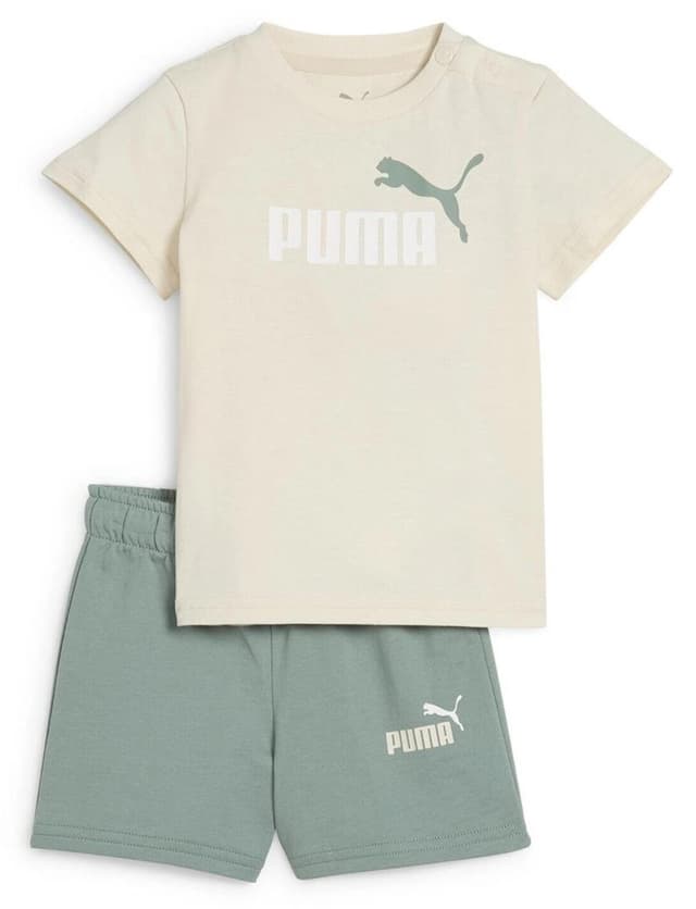 ست تیشرت و شورت زنانه Puma ESS رنگ سفید برفی ست تیشرت و شورت زنانه Puma ESS رنگ سفید برفی