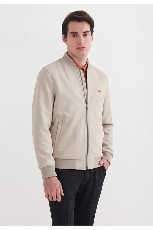 کاپشن مردانه Pierre Cardin زیپدار فیت معمولی چرم مصنوعی سوئد مدل Roul Klasik کاپشن مردانه Pierre Cardin زیپدار فیت معمولی چرم مصنوعی سوئد مدل Roul Klasik
