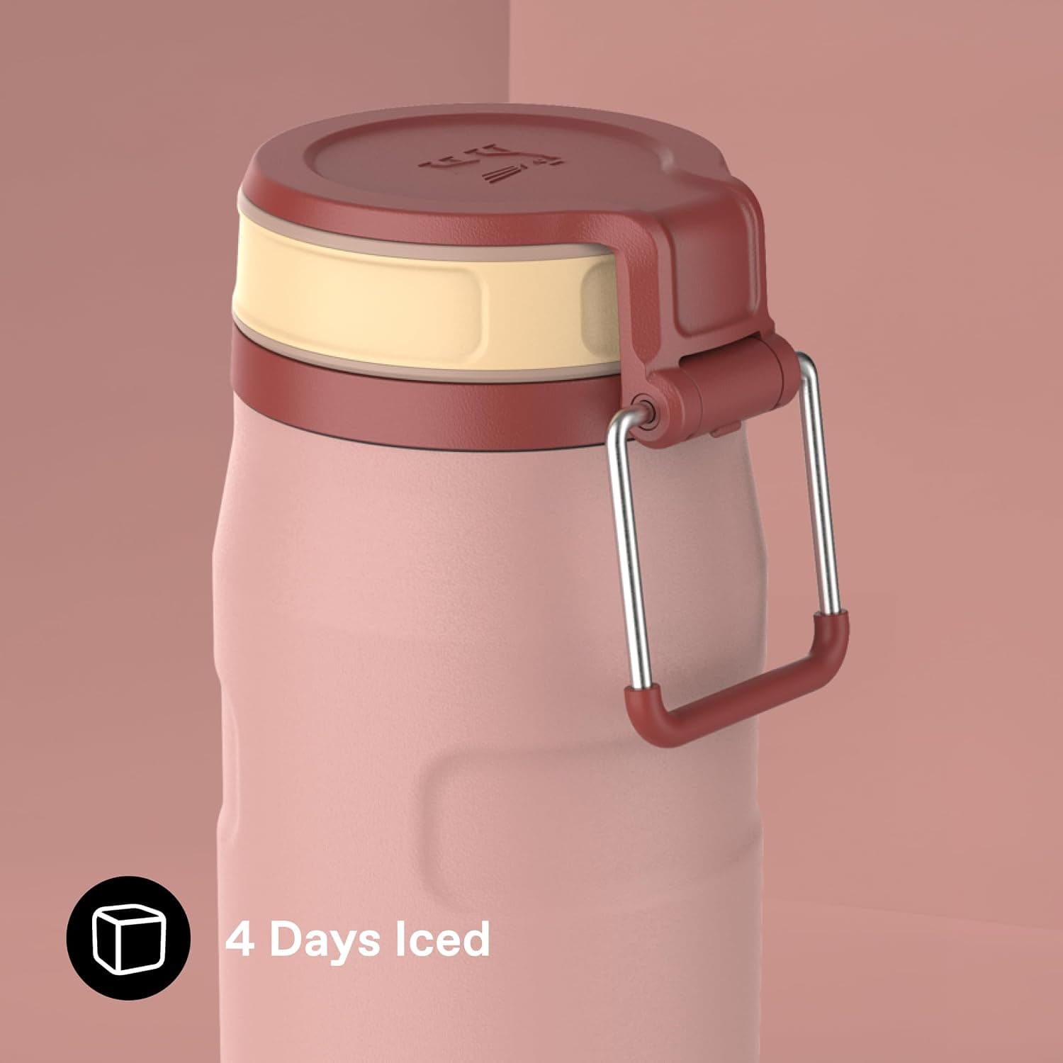 بطری آب عایقدار Stanley مدل The IceFlow Twist & Flip، استیل ضدزنگ، Peach Rose، 0.7 Litre بطری آب عایقدار Stanley مدل The IceFlow Twist & Flip، استیل ضدزنگ، Peach Rose، 0.7 Litre