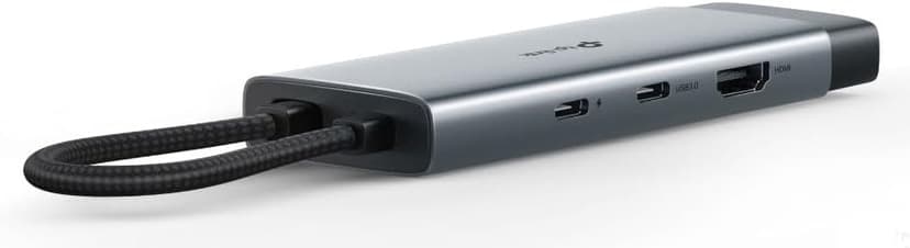 هاب USB-C هفتکاره TP-Link با HDMI 4K 60Hz، RJ45 گیگابیتی، شارژ سریع 100W، شیار SD و MicroSD، انتقال داده 5Gbps مدل UH7020C هاب USB-C هفتکاره TP-Link با HDMI 4K 60Hz، RJ45 گیگابیتی، شارژ سریع 100W، شیار SD و MicroSD، انتقال داده 5Gbps مدل UH7020C