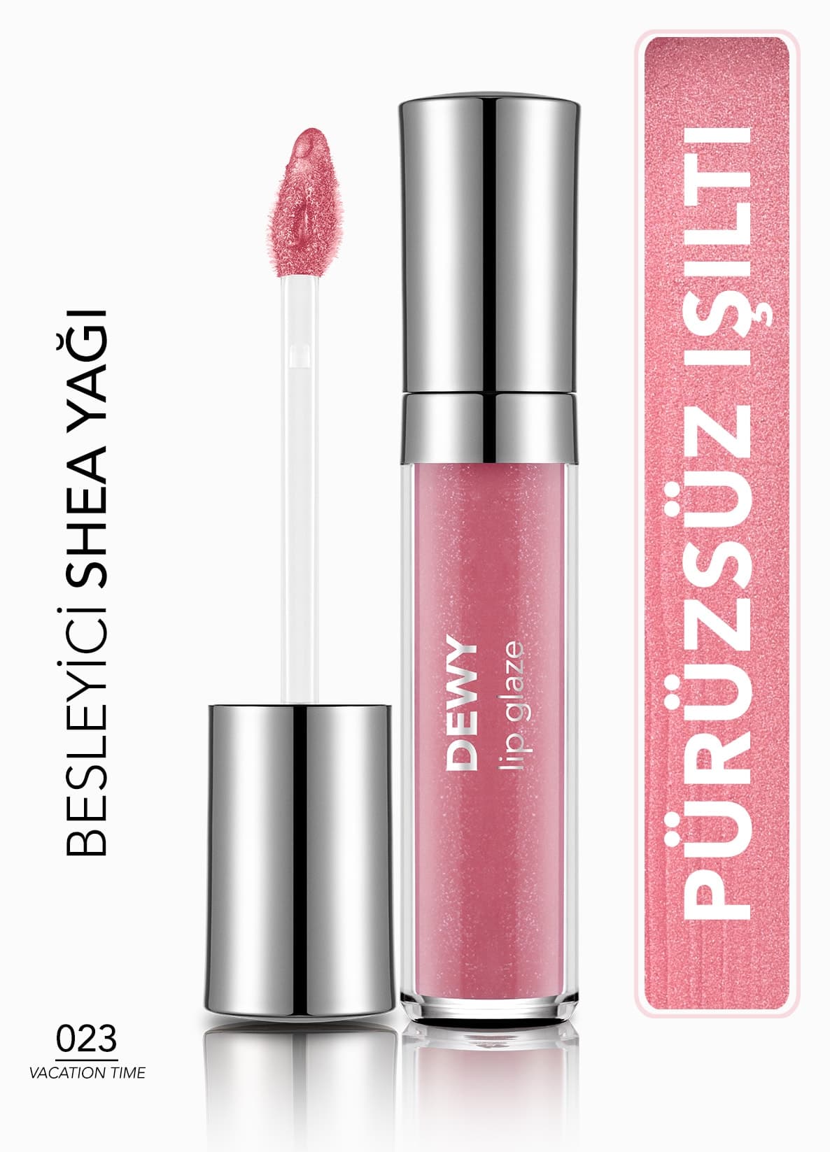 براقکننده لب Flormar مدل Dewy Lip Glaze مرطوبکننده نیمهشفاف صورتی ملایم 014 براقکننده لب Flormar مدل Dewy Lip Glaze مرطوبکننده نیمهشفاف صورتی ملایم 014