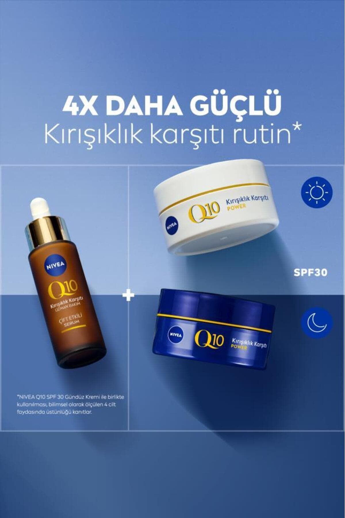 سرم ضدچروک دو اثره پوست NIVEA Q10 برای چروکهای پیشانی 30ml سرم ضدچروک دو اثره پوست NIVEA Q10 برای چروکهای پیشانی 30ml