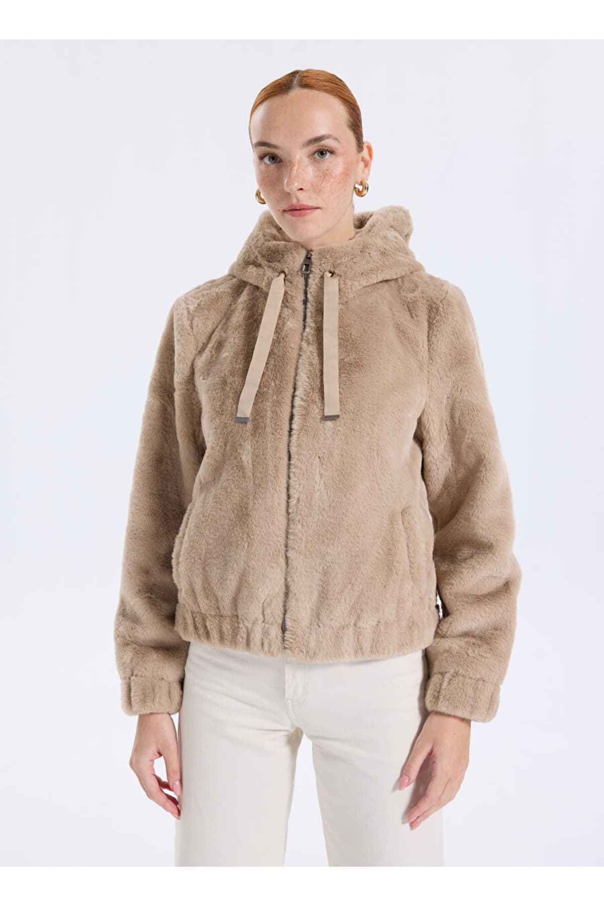 کاپشن زنانه ONLY قهوهای کلاهدار مدل ONLVIDA FUR HOODED JACKET CC OTW کاپشن زنانه ONLY قهوهای کلاهدار مدل ONLVIDA FUR HOODED JACKET CC OTW