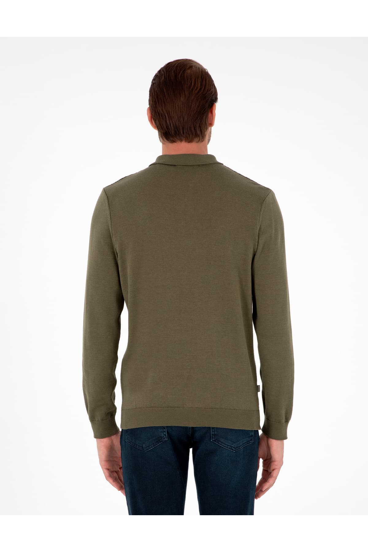 پلیور مردانه Pierre Cardin خاکی تیره Slim Fit یقه پولو زیپدار مدل 50300542-VR111 پلیور مردانه Pierre Cardin خاکی تیره Slim Fit یقه پولو زیپدار مدل 50300542-VR111