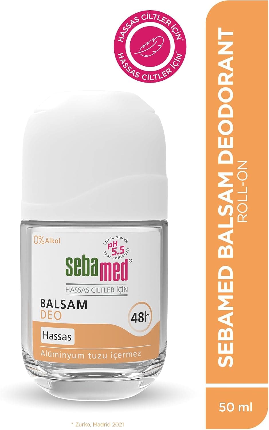 دئودورانت رولآن بالم زنانه و مردانه Sebamed مخصوص پوست حساس مؤثر تا ۴۸ ساعت 50ml دئودورانت رولآن بالم زنانه و مردانه Sebamed مخصوص پوست حساس مؤثر تا ۴۸ ساعت 50ml