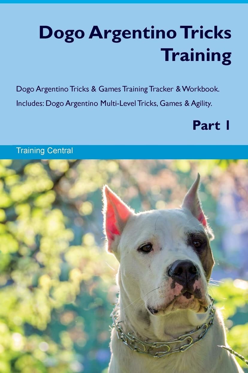 دفترچه ردیابی و تمرین ترفندها و بازیهای سگ Dogo Argentino Part 1 دفترچه ردیابی و تمرین ترفندها و بازیهای سگ Dogo Argentino Part 1