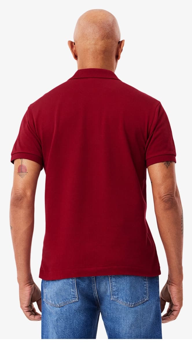 پولوشرت مردانه Lacoste کلاسیک فیت زرشکی مدل L.12.12 پولوشرت مردانه Lacoste کلاسیک فیت زرشکی مدل L.12.12