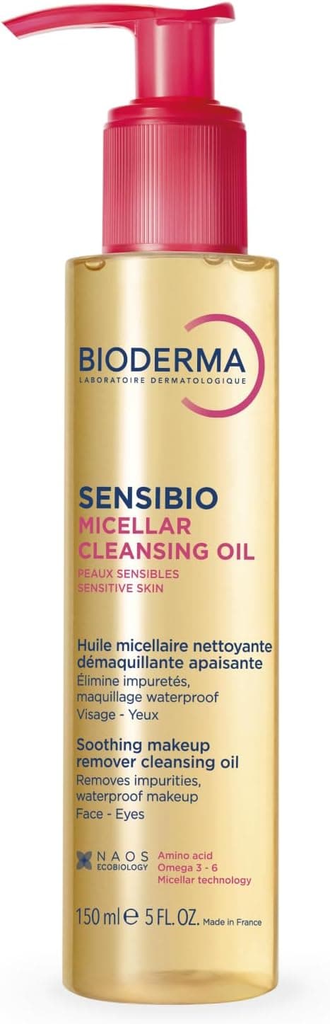 روغن پاککننده آرایش Bioderma Sensibio میسلار دوفاز همه انواع پوست 150ml روغن پاککننده آرایش Bioderma Sensibio میسلار دوفاز همه انواع پوست 150ml