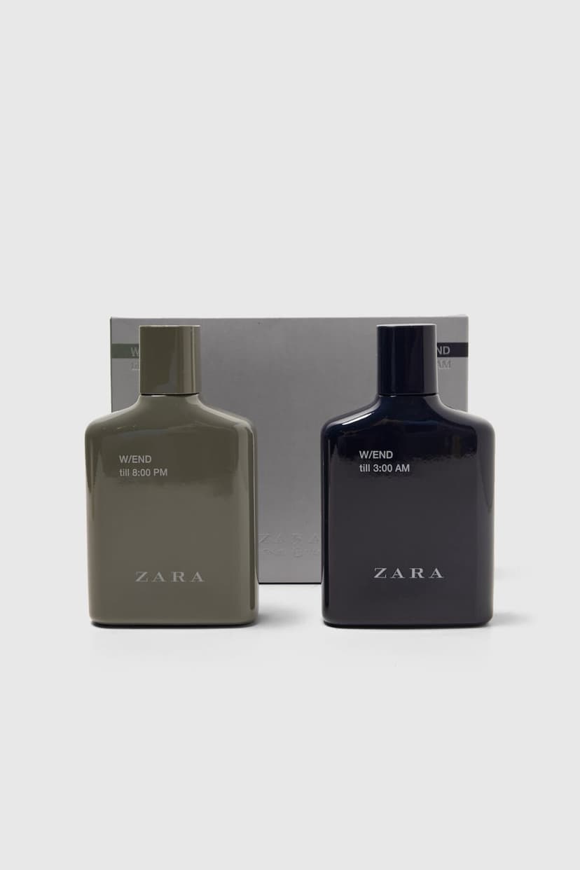 عطر مردانه Zara W/END TILL 8.00 PM W/END TILL 3:00 AM 100 ML+100 ML عطر مردانه Zara W/END TILL 8.00 PM W/END TILL 3:00 AM 100 ML+100 ML