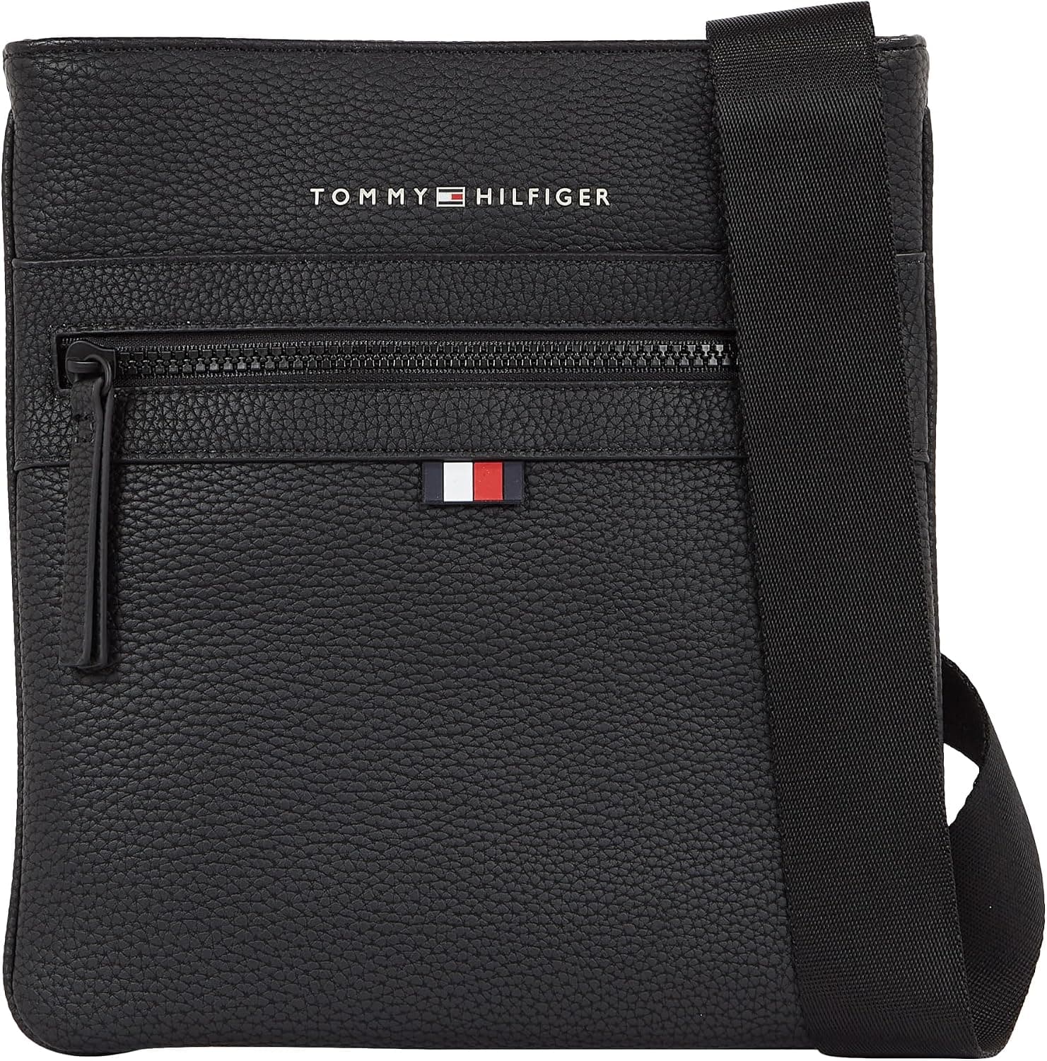 کیف کراسبادی مردانه Tommy Hilfiger چرم مصنوعی Essential مشکی تک سایز کیف کراسبادی مردانه Tommy Hilfiger چرم مصنوعی Essential مشکی تک سایز