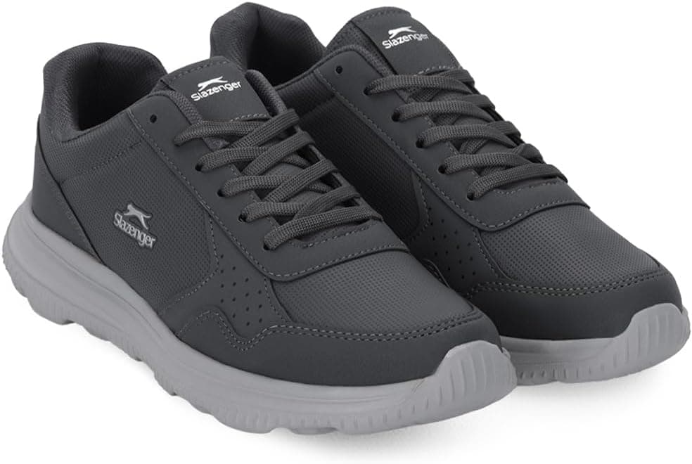 کفش ورزشی یونیسکس Slazenger خاکستری تیره برای دویدن و پیادهروی مدل EVEREST I کفش ورزشی یونیسکس Slazenger خاکستری تیره برای دویدن و پیادهروی مدل EVEREST I
