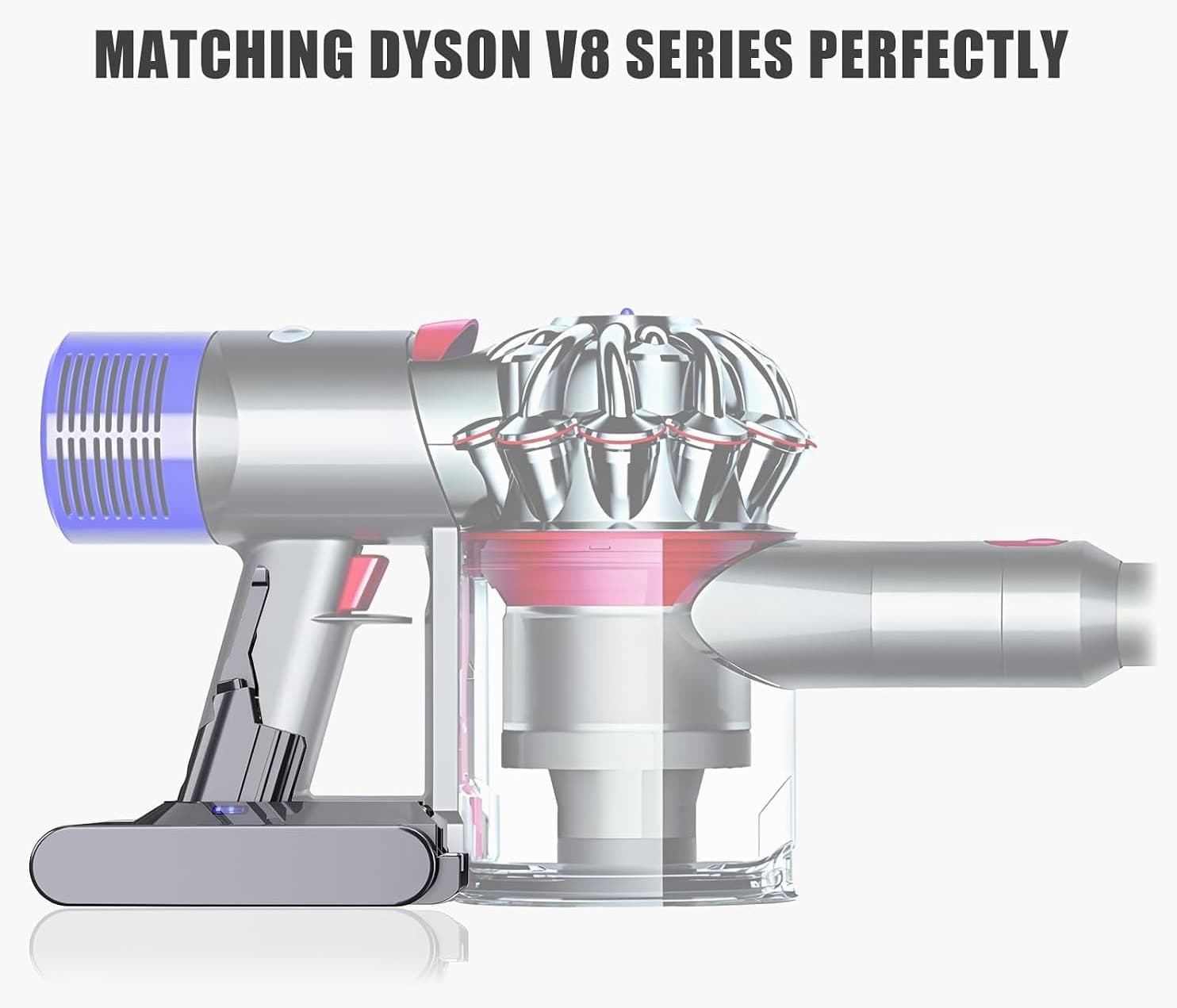 باتری جایگزین جاروبرقی Vunzo با ظرفیت 8000 mAh مناسب Dyson V8 باتری جایگزین جاروبرقی Vunzo با ظرفیت 8000 mAh مناسب Dyson V8