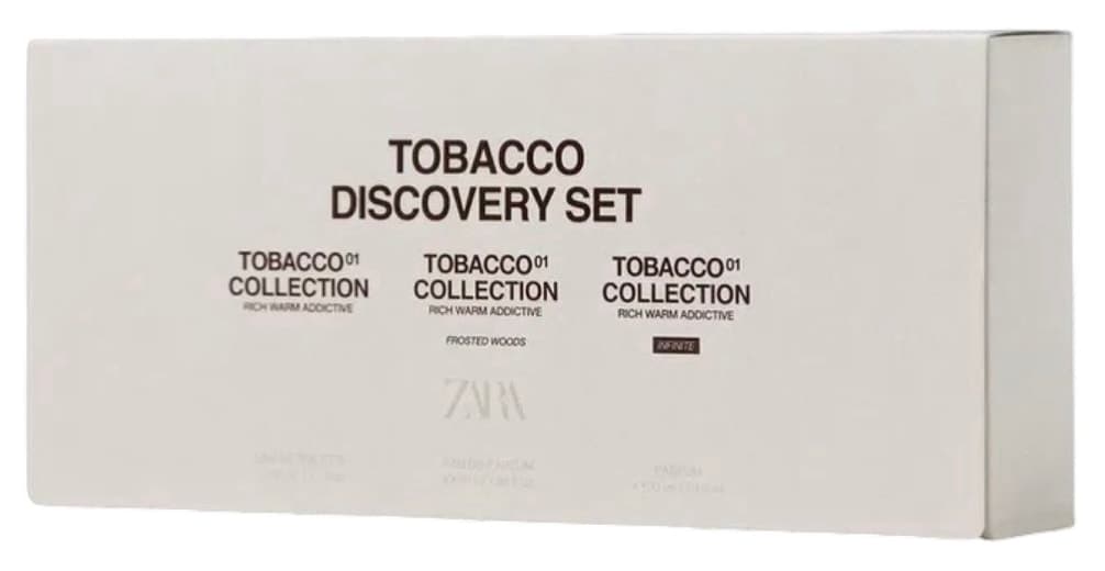 ادکلن مردانه Zara Tobacco Collection Discovery Set EDP 3x30ml ادکلن مردانه Zara Tobacco Collection Discovery Set EDP 3x30ml