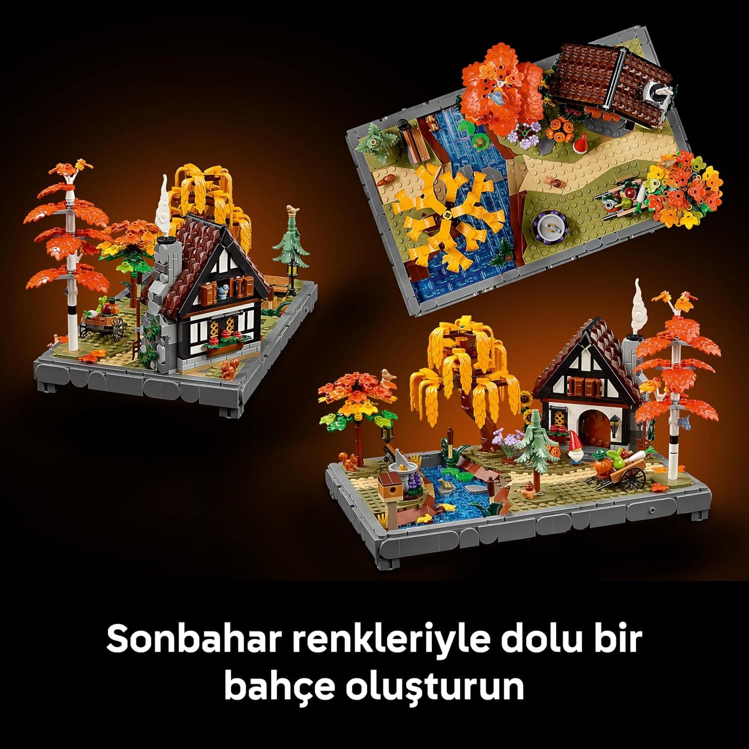 لگو Icons ست مدل Autumn Garden House 11372 لگو Icons ست مدل Autumn Garden House 11372