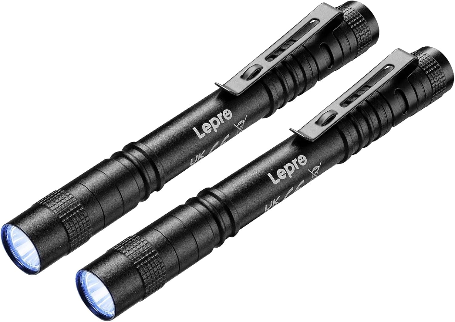 چراغقوه فرابنفش قلمی Lepro با گیره 365nm مشکی، آشکارساز ادرار حیوانات خانگی و عقرب چراغقوه فرابنفش قلمی Lepro با گیره 365nm مشکی، آشکارساز ادرار حیوانات خانگی و عقرب