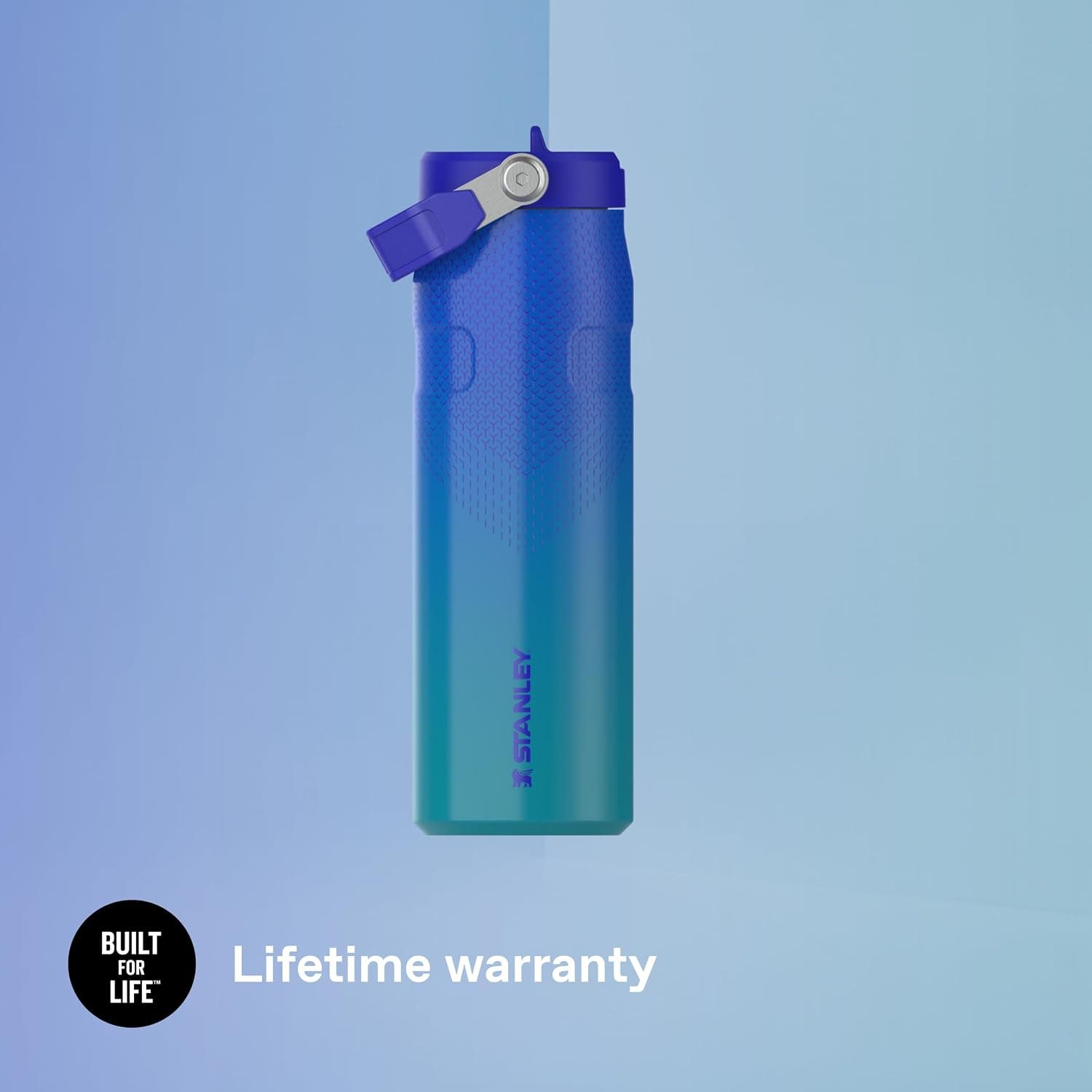 قمقمه Stanley IceFlow Aerolight Flip Straw 2.0 با نی 0.7 Litre آبی اقیانوسی قمقمه Stanley IceFlow Aerolight Flip Straw 2.0 با نی 0.7 Litre آبی اقیانوسی