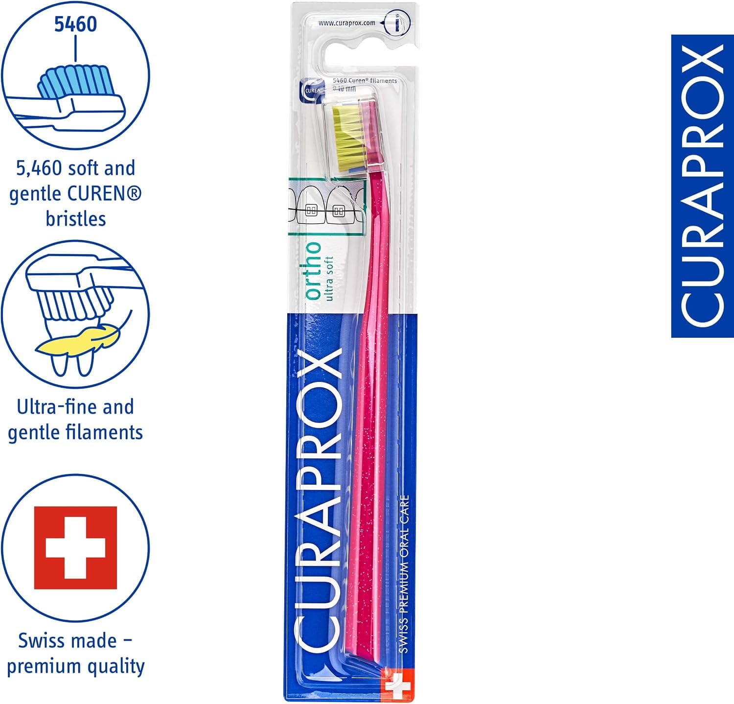 مسواک Curaprox Ortho مدل CS 5460 مسواک Curaprox Ortho مدل CS 5460