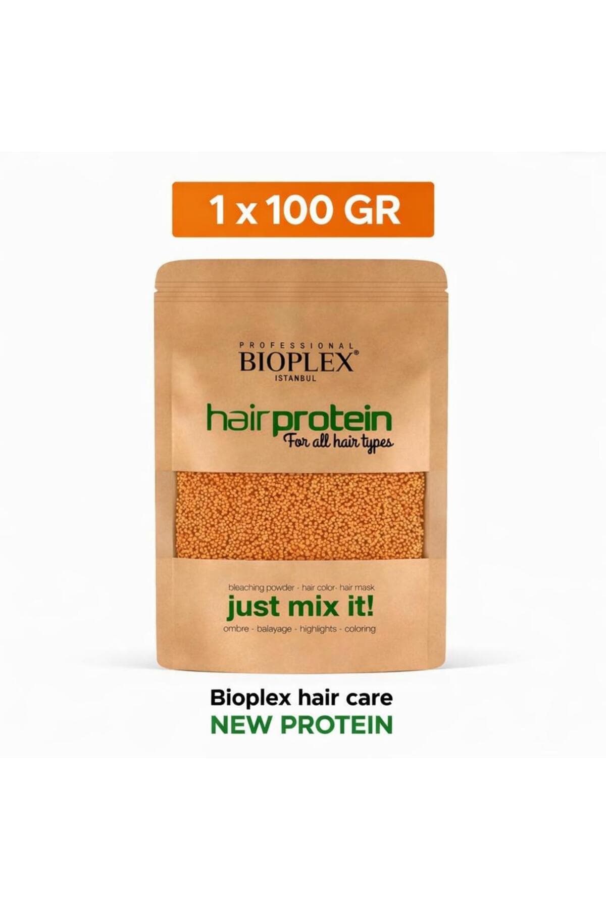 پروتئین مو BIOPLEX برای مقابله با آسیبهای دکلره و رنگ مو 100gr پروتئین مو BIOPLEX برای مقابله با آسیبهای دکلره و رنگ مو 100gr