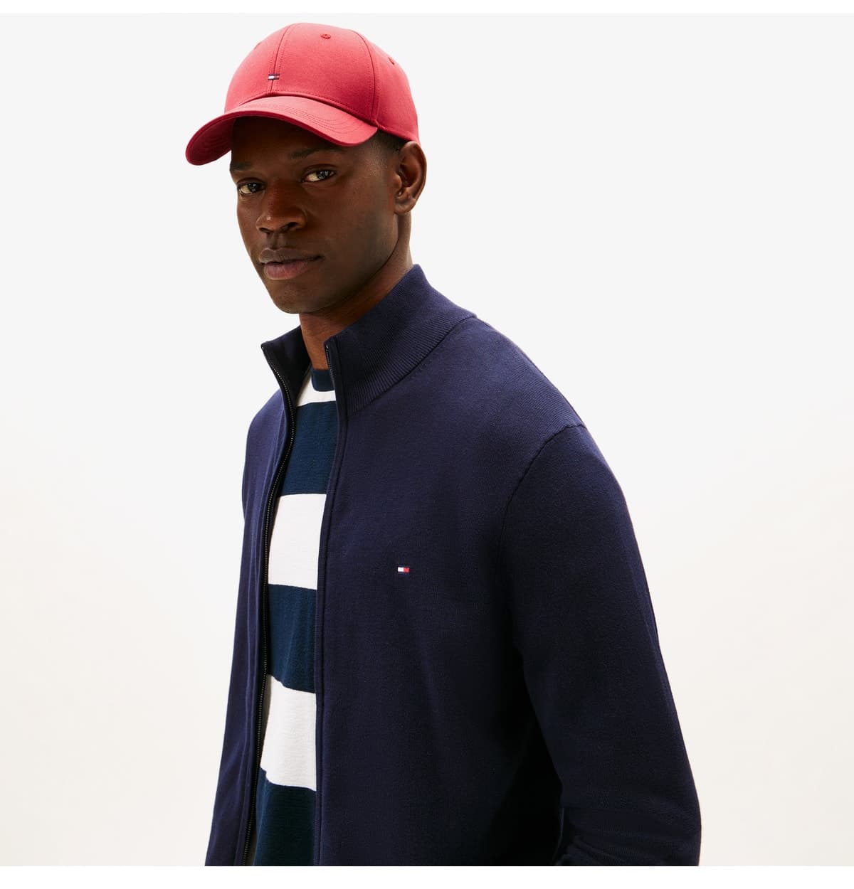 هودی مردانه Tommy Hilfiger نخی ESSENTIAL زیپدار هودی مردانه Tommy Hilfiger نخی ESSENTIAL زیپدار