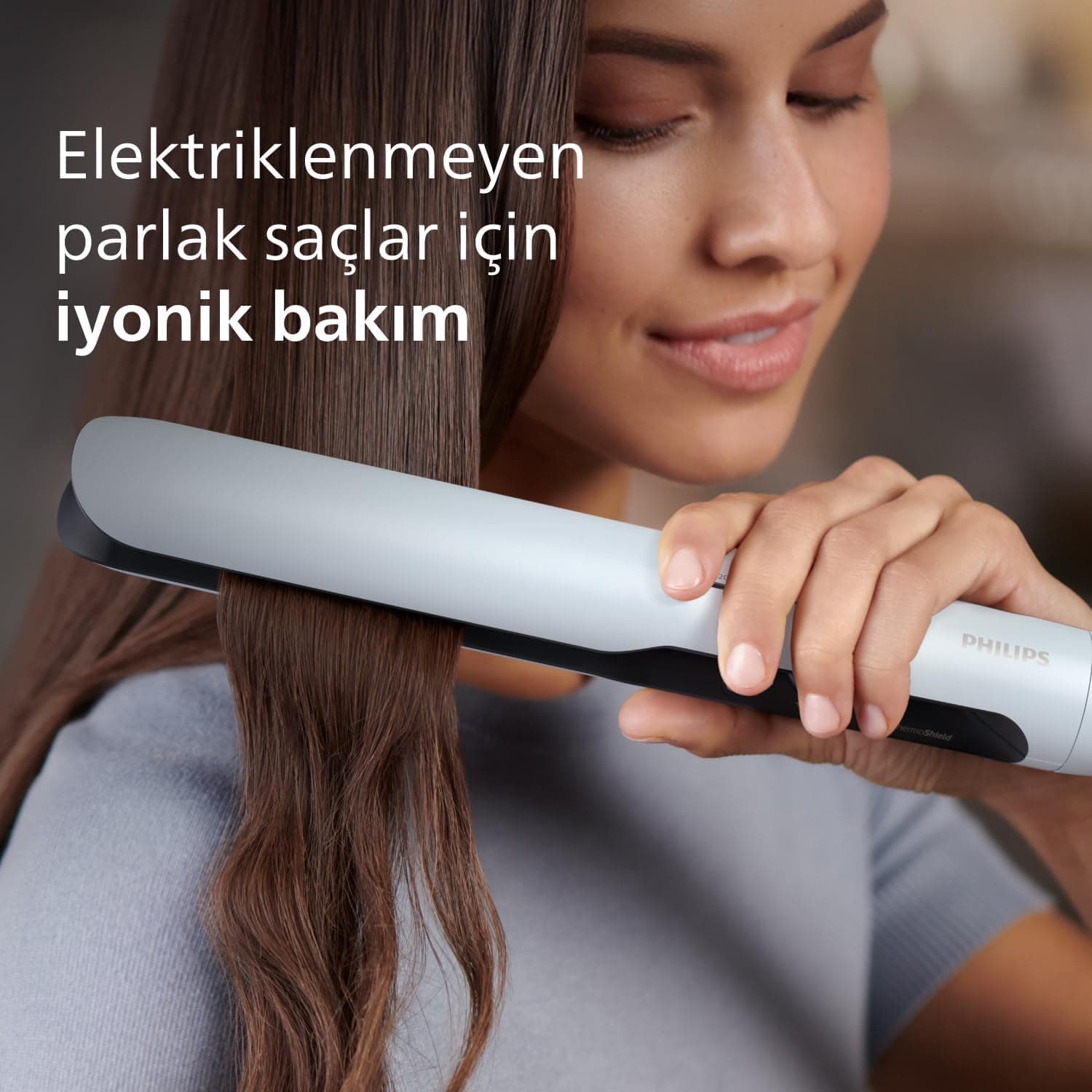 اتو مو PHILIPS با قابلیت فرکنندگی، صفحات روغن آرگان، ThermoShield و مراقبت یونی مدل BHS520/00 اتو مو PHILIPS با قابلیت فرکنندگی، صفحات روغن آرگان، ThermoShield و مراقبت یونی مدل BHS520/00
