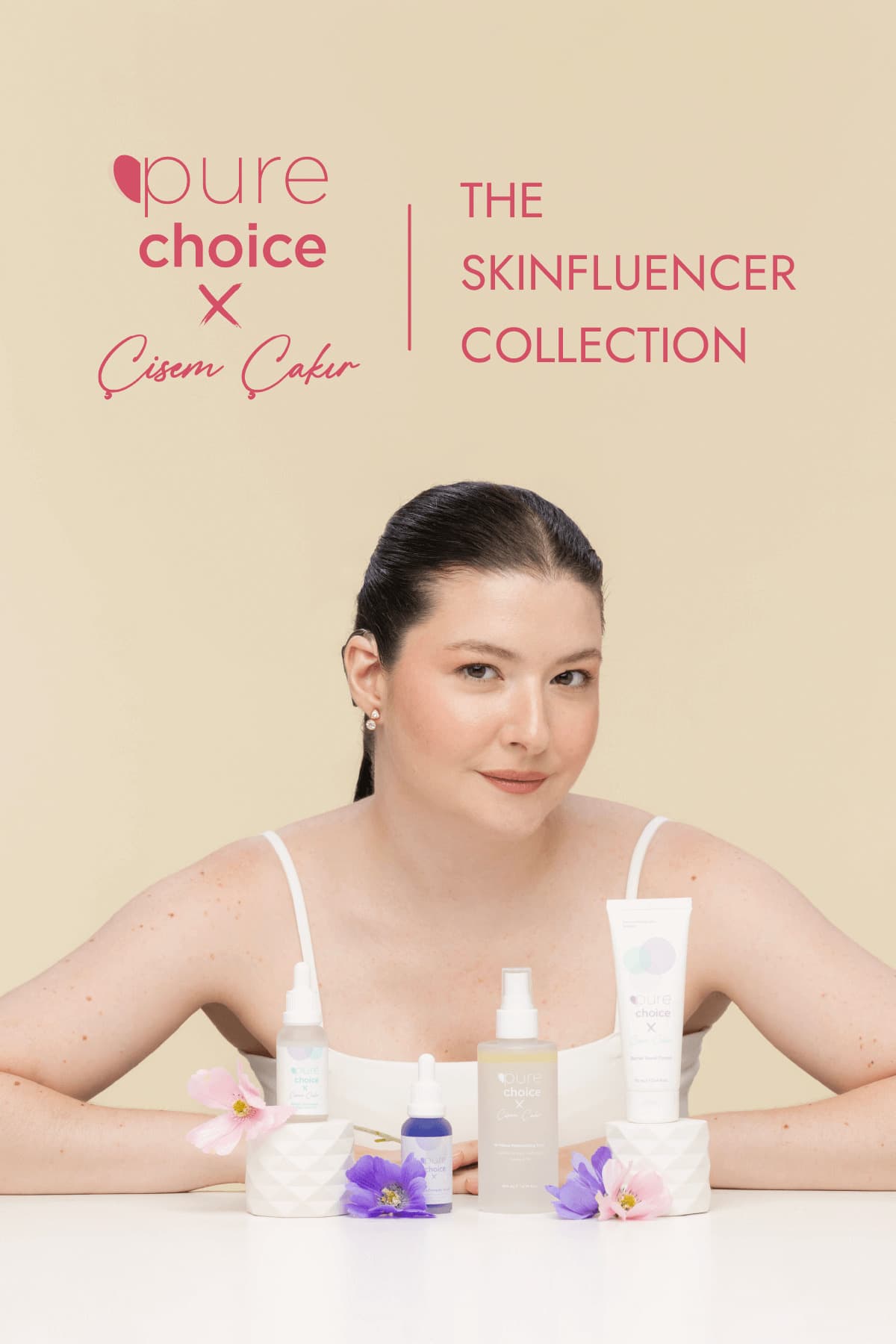 تونر اسپری دوفازی نمرسان Pure Choice X Çisem Çakır 200 ml تونر اسپری دوفازی نمرسان Pure Choice X Çisem Çakır 200 ml