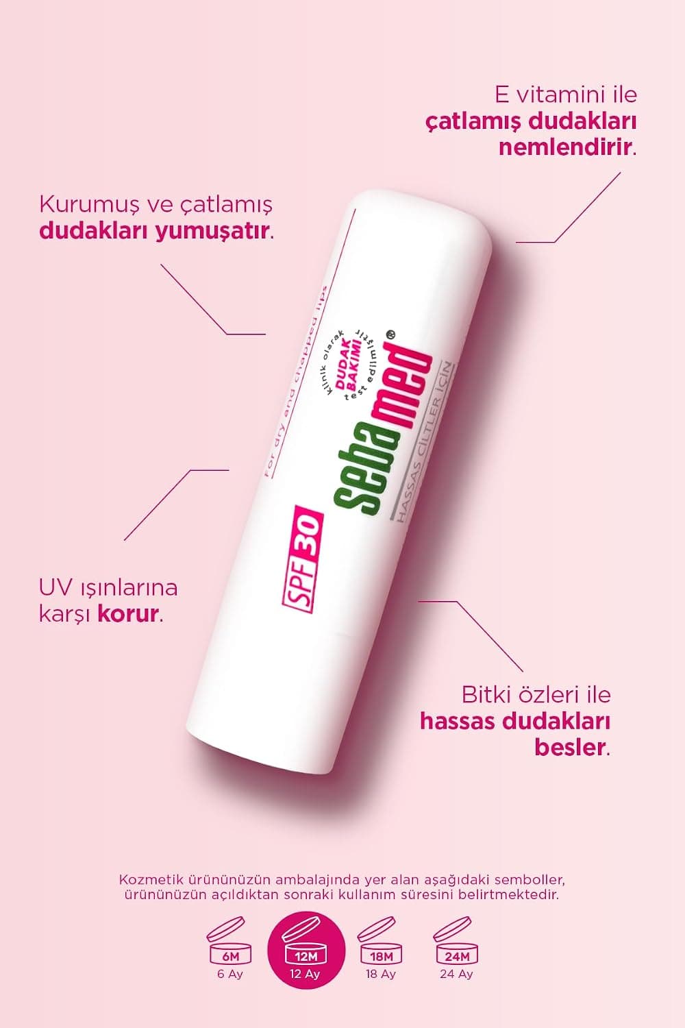 لیپبالم Sebamed مرطوبکننده برای لبهای خشک و ترکخورده SPF 30 4.8 gr لیپبالم Sebamed مرطوبکننده برای لبهای خشک و ترکخورده SPF 30 4.8 gr