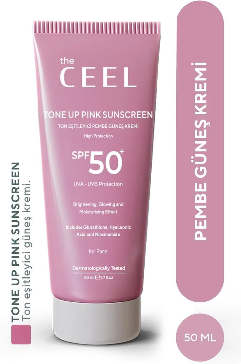 کرم ضد آفتاب The Ceel با SPF 50+ صورتی یکدستکننده رنگ پوست 50ml کرم ضد آفتاب The Ceel با SPF 50+ صورتی یکدستکننده رنگ پوست 50ml