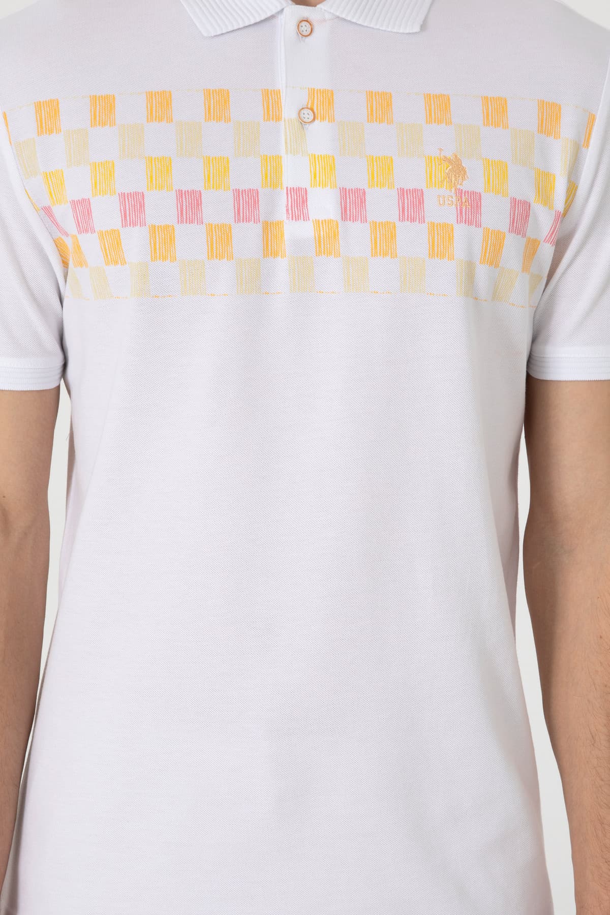 تیشرت مردانه U.S. Polo Assn. فیت معمولی یقه پولو نارنجی مدل 50300386-VR202 تیشرت مردانه U.S. Polo Assn. فیت معمولی یقه پولو نارنجی مدل 50300386-VR202