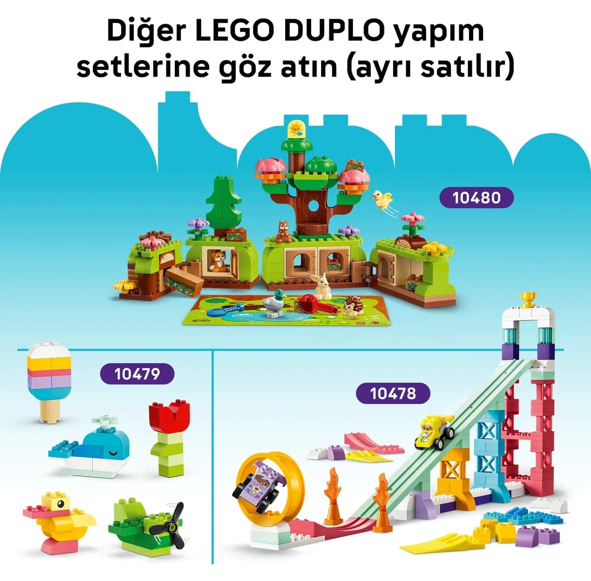 لگو DUPLO آموزشی حیوانات مدل 10472 ۹۴ قطعه 3+ سال لگو DUPLO آموزشی حیوانات مدل 10472 ۹۴ قطعه 3+ سال