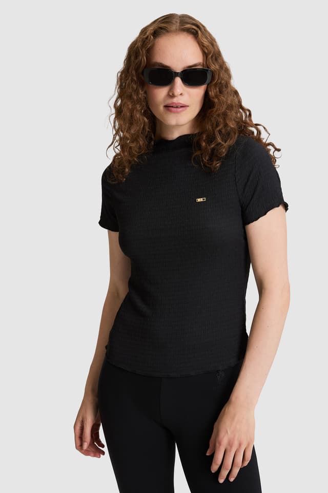 تیشرت زنانه U.S. Polo Assn. مشکی مدل 50323528-VR046 تیشرت زنانه U.S. Polo Assn. مشکی مدل 50323528-VR046