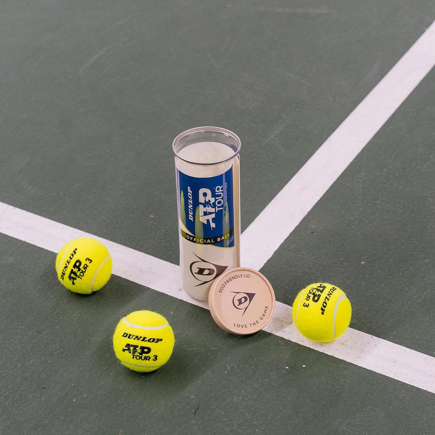 توپ تنیس Dunlop Sports مناسب زمین خاکی، سخت و چمن مدل ATP Tour بسته 3 عددی توپ تنیس Dunlop Sports مناسب زمین خاکی، سخت و چمن مدل ATP Tour بسته 3 عددی