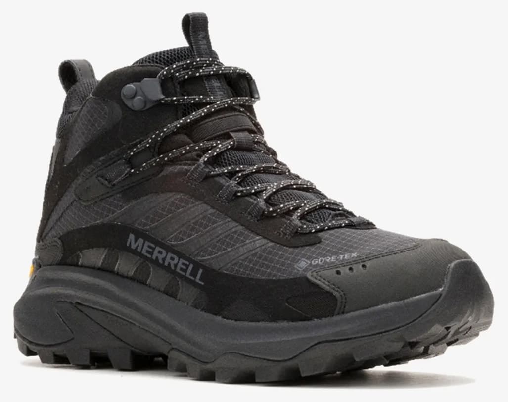 بوت اوتدور مردانه Merrell Moab Speed 2 Mid GTX مشکی مدل J037501 بوت اوتدور مردانه Merrell Moab Speed 2 Mid GTX مشکی مدل J037501