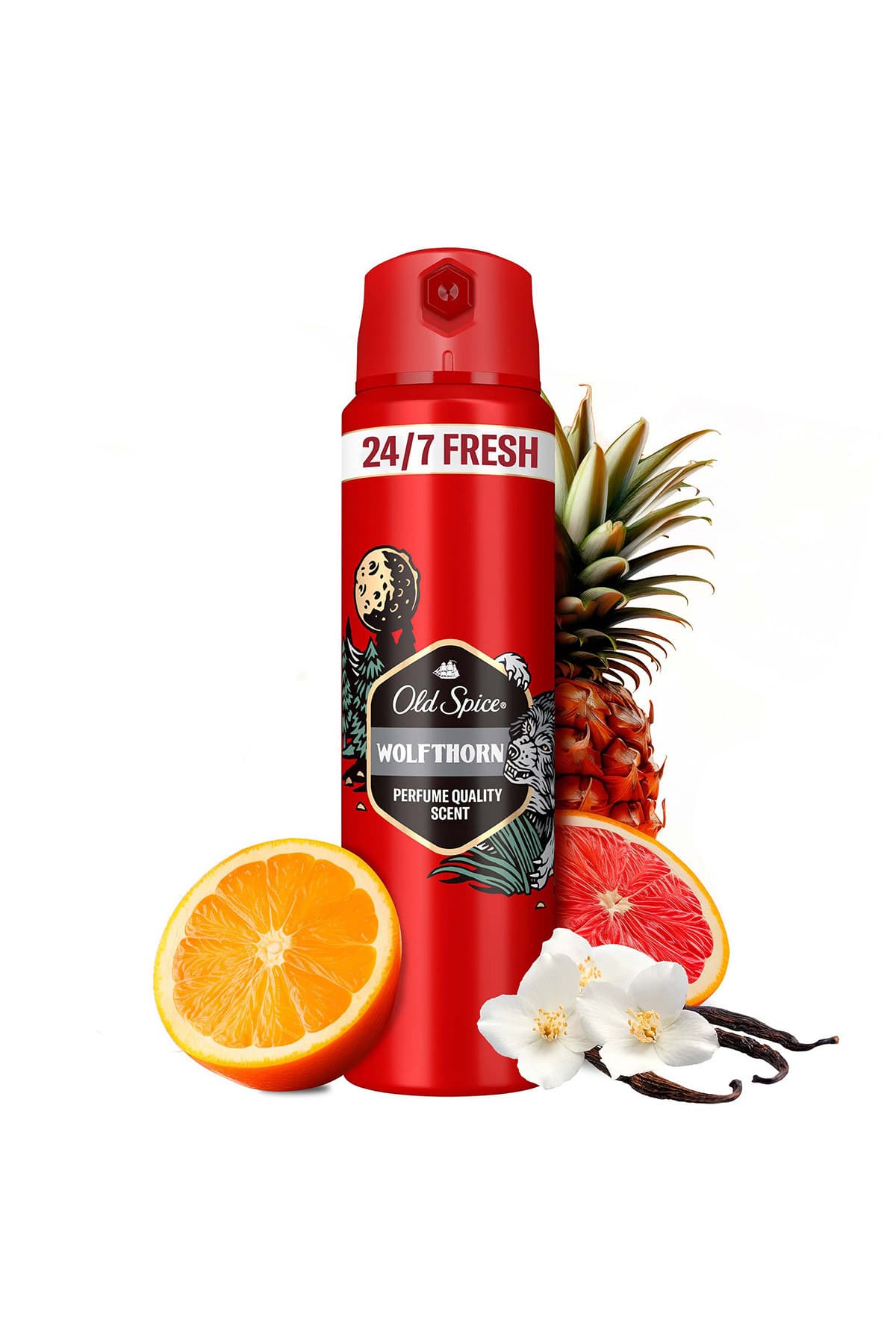 دئودورانت اسپری بدن مردانه Old Spice Wolfthorn 150 ml x3 دئودورانت اسپری بدن مردانه Old Spice Wolfthorn 150 ml x3