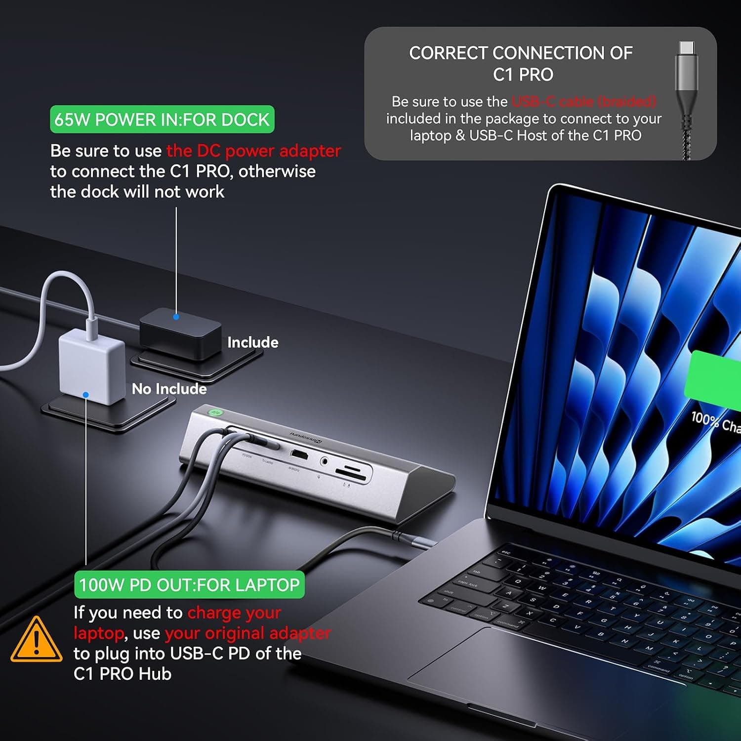 هاب USB برند Gitfos مدل 18 in 1 با HDMI 4K، سرعت 10Gbps و PD 100W هاب USB برند Gitfos مدل 18 in 1 با HDMI 4K، سرعت 10Gbps و PD 100W