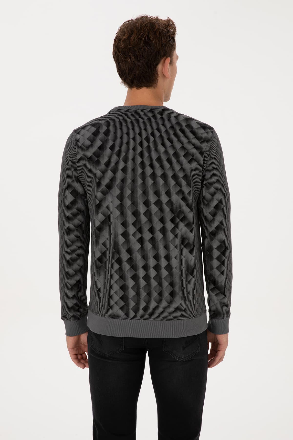 سوئیشرت مردانه U.S. Polo Assn. فیت معمولی یقه گرد آنتراسیت مدل 50309993-VR006 سوئیشرت مردانه U.S. Polo Assn. فیت معمولی یقه گرد آنتراسیت مدل 50309993-VR006