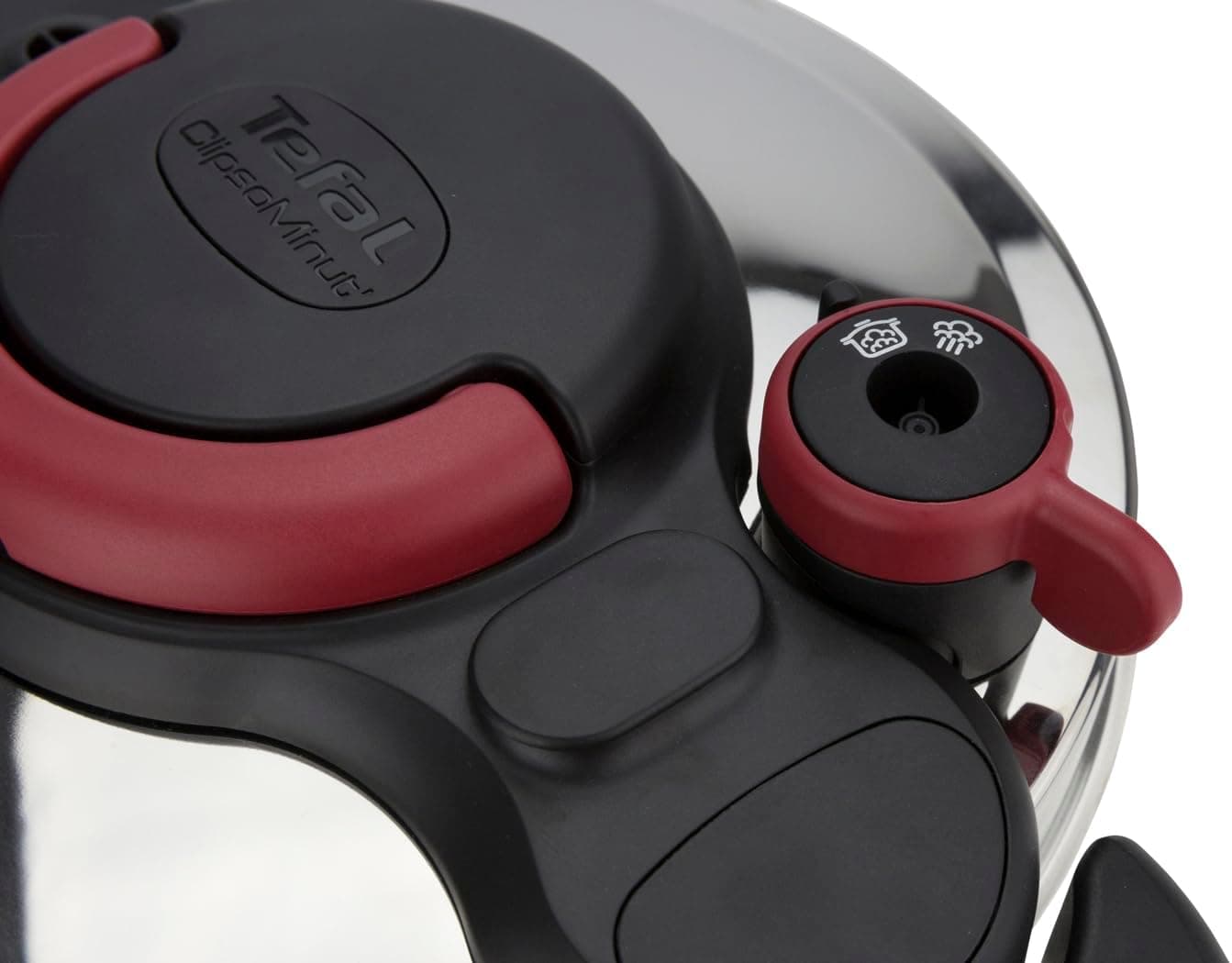 قابلمه زودپز Tefal 6 لیتری Clipso Minut Easy مدل 1510001237 قابلمه زودپز Tefal 6 لیتری Clipso Minut Easy مدل 1510001237