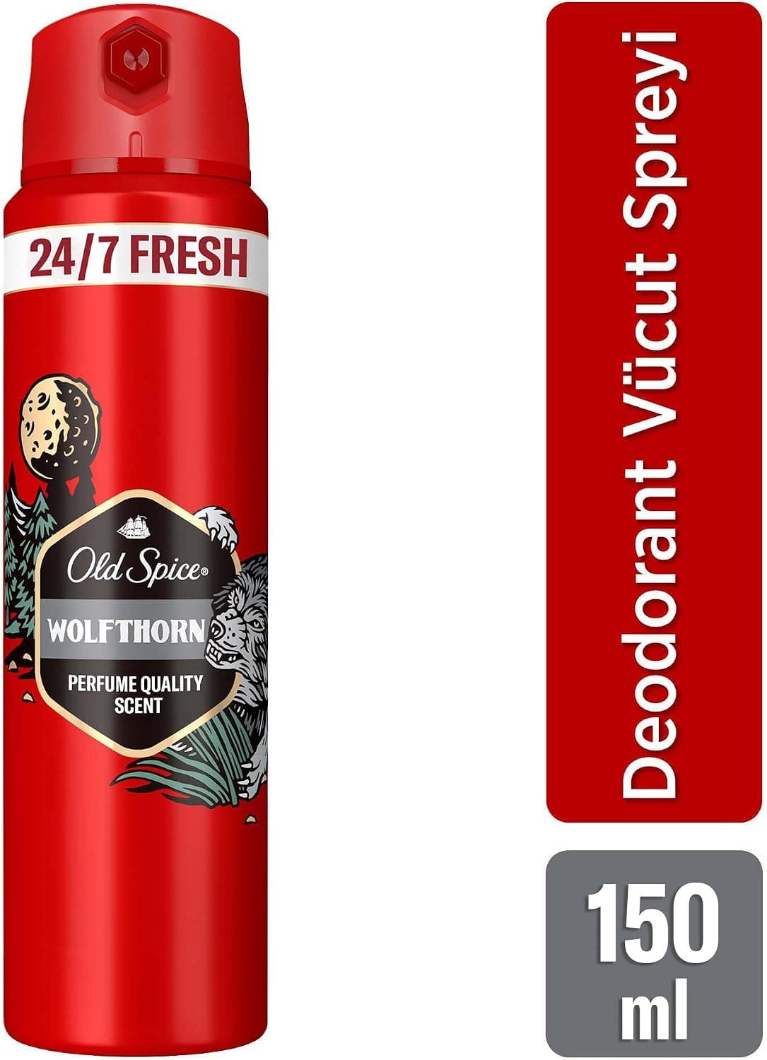 اسپری دئودورانت بدن مردانه Old Spice Wolfthorn 150 ml اسپری دئودورانت بدن مردانه Old Spice Wolfthorn 150 ml