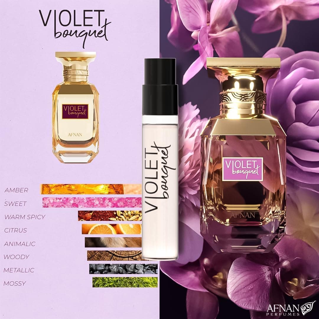 ست نمونه عطر زنانه Afnan سری Bouquet Femme 2ml×5 عدد ست نمونه عطر زنانه Afnan سری Bouquet Femme 2ml×5 عدد