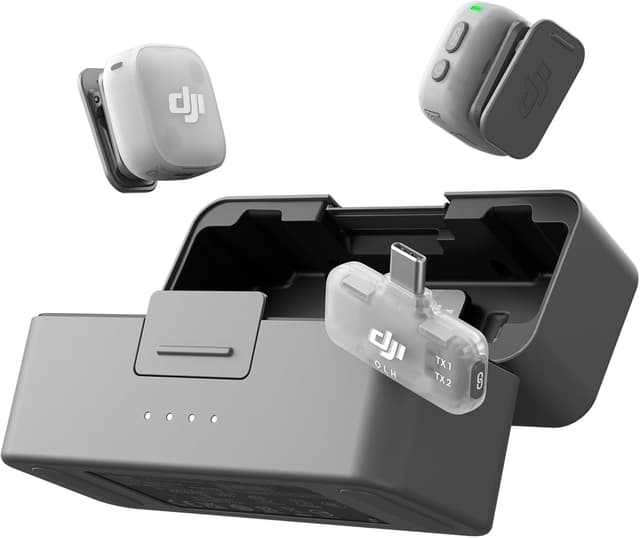 میکروفون بیسیم DJI ست 2 فرستنده و 1 گیرنده مدل Mic Mini 2 میکروفون بیسیم DJI ست 2 فرستنده و 1 گیرنده مدل Mic Mini 2