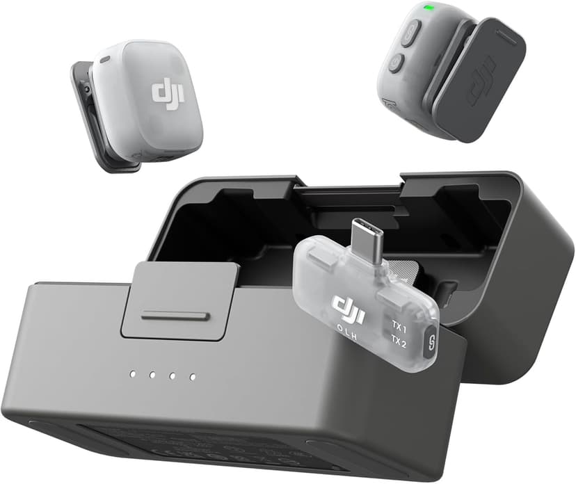 میکروفون بیسیم DJI ست 2 فرستنده و 1 گیرنده مدل Mic Mini 2 میکروفون بیسیم DJI ست 2 فرستنده و 1 گیرنده مدل Mic Mini 2