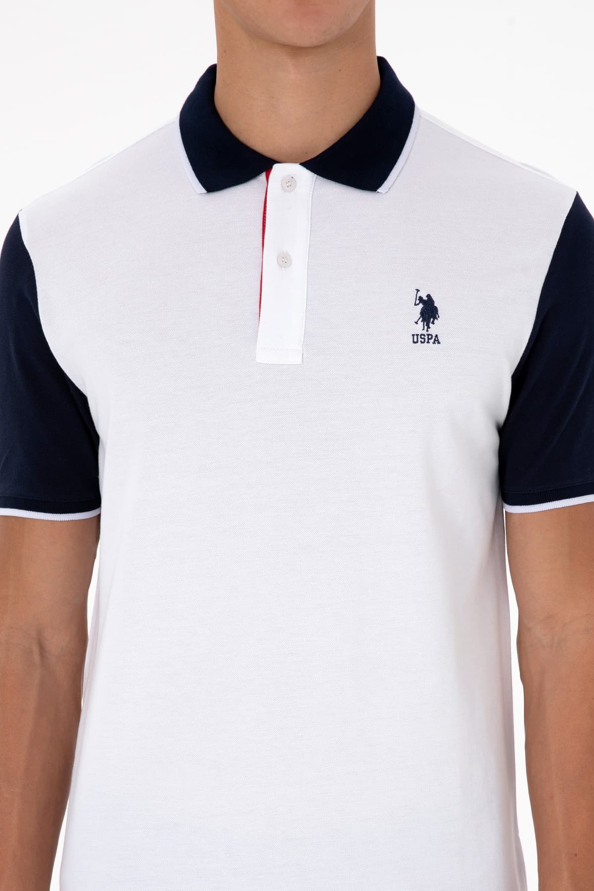 تیشرت مردانه U.S. Polo Assn. سفید فیت معمولی یقه پولو مدل 50306871-VR013 تیشرت مردانه U.S. Polo Assn. سفید فیت معمولی یقه پولو مدل 50306871-VR013