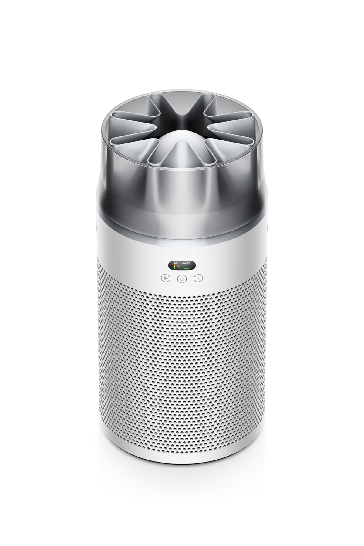 دستگاه تصفیه هوای DYSON HushJet™ جمعوجور با فیلتر الکترواستاتیک و کربن فعال سفید/نقرهای دستگاه تصفیه هوای DYSON HushJet™ جمعوجور با فیلتر الکترواستاتیک و کربن فعال سفید/نقرهای