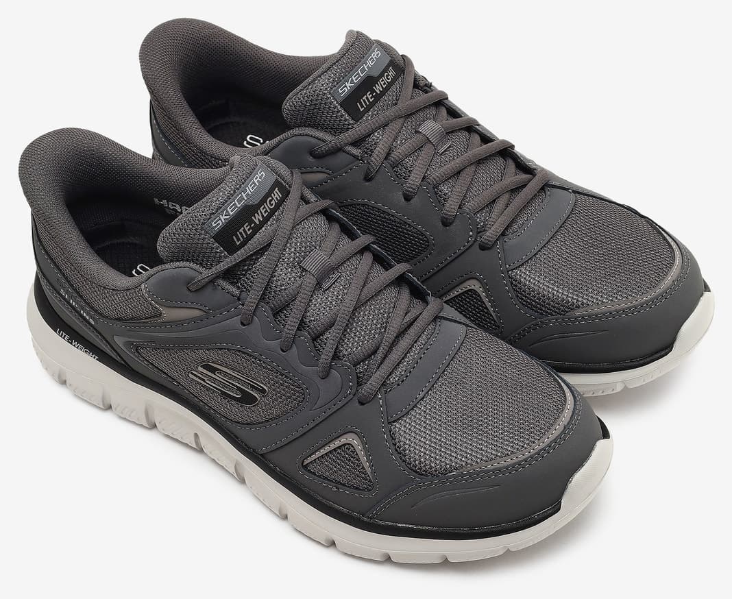 کفش ورزشی مردانه Skechers خاکستری مدل TRACK EZRAL 233039TK CHAR کفش ورزشی مردانه Skechers خاکستری مدل TRACK EZRAL 233039TK CHAR
